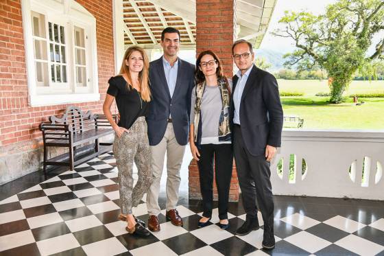 El gobernador Urtubey recibió los saludos protocolares del embajador de Italia